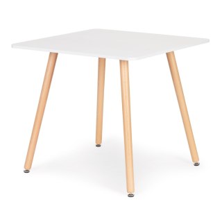 Stolik kuchenny nowoczesny drewniany kwadratowy 80x80 cm ModernHome