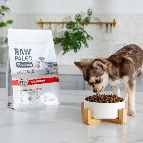 VetExpert Raw Paleo Ultra Wołowina Mini Puppy 750g (WYPRZEDAŻ)