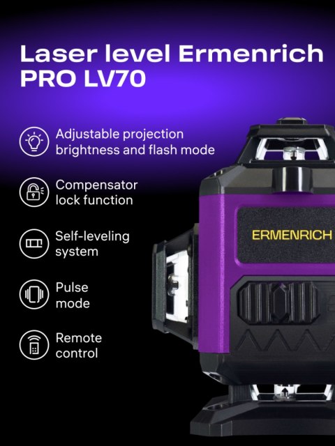 Poziomica laserowa Ermenrich PRO LN35