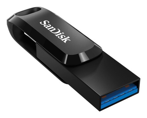 Pendrive SanDisk Ultra Dual GO SDDDC3-128G-G46 (128GB; USB 3.0, USB-C; kolor czarny)