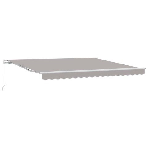 Markiza Jasnoszary 400 x 350 x 165 cm Poliester i Metal