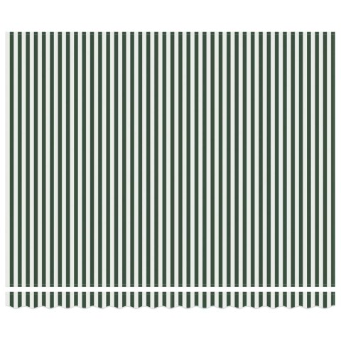 Markiza zwijana Zielony i Biały 400 × 350 cm