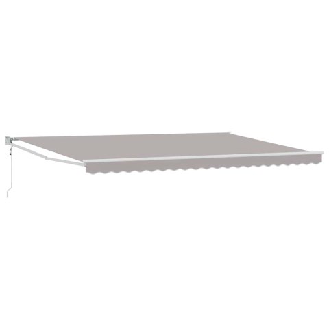 Markiza Jasnoszary 500 x 300 x 165 cm Poliester i Metal