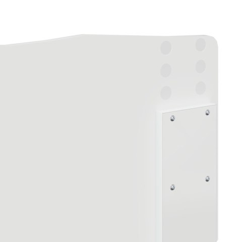 Ramka łóżka Biały 180 x 200 cm Materiał drewnopochodny