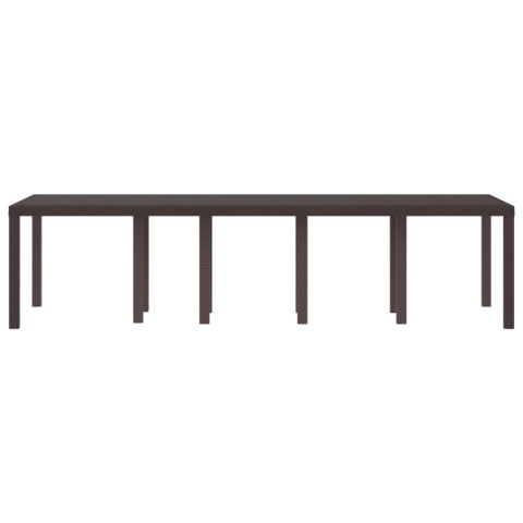 Stół Ogrodowy Brązowy 300 x 100 x 73 cm polirattan