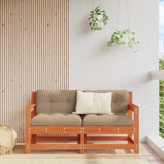 2 Sztuka Sofa narożna do ogrodu Lite drewno sosnowe