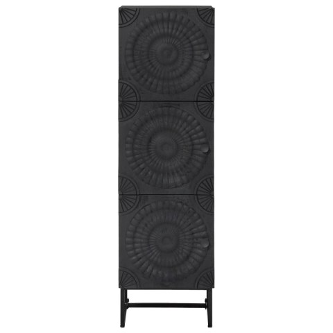 Highboard Czarny 35 x 30 x 120 cm