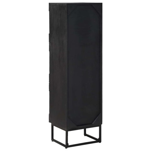 Highboard Czarny 35 x 30 x 120 cm