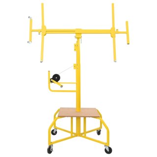 Podnośnik do płyt gipsowych Żółty 300 x 107 x 330 cm Stal