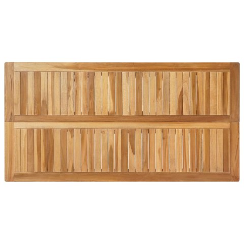 Stół barowy naturalny 150 x 75 x 105 cm Lite drewno teakowe