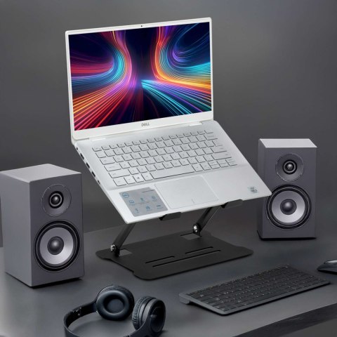 Regulowana podstawka pod laptop ALESSIO czarna