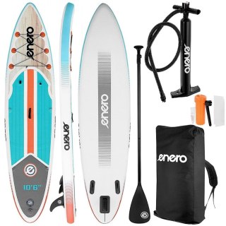 ZESTAW - DESKA SUP DMUCHANA ENERO 320x81x15CM FLOW