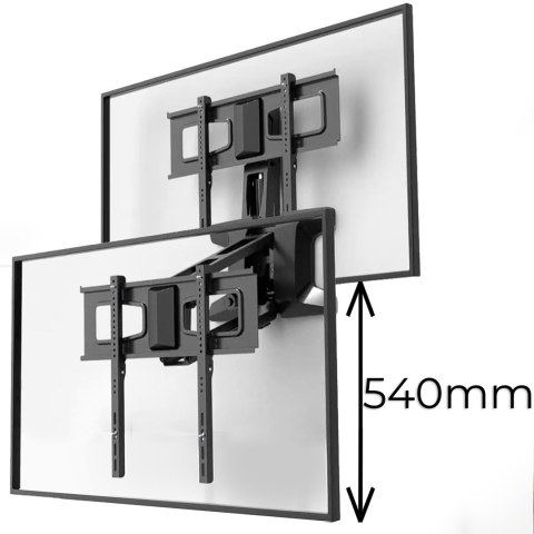 MACLEAN UCHWYT DO TV ELEKTRYCZNY NAD KOMINEK 37"-70" 35KG Z PILOTEM MC-891