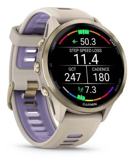 Zegarek sportowy Garmin Forerunner 970 47mm - French Grey