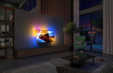 Telewizor Philips 55OLED770/­12 OLED 55" 4K Ultra HD 120Hz Titan OS Dolby Atmos Czarny