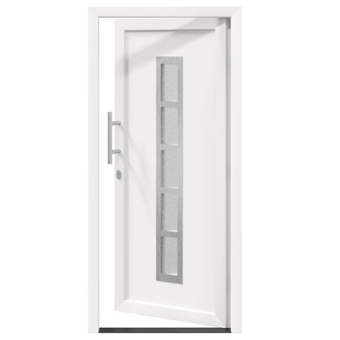Drzwi Frontowe Biały 108 x 208 cm PVC