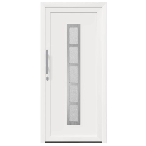 Drzwi Frontowe Biały 108 x 208 cm PVC