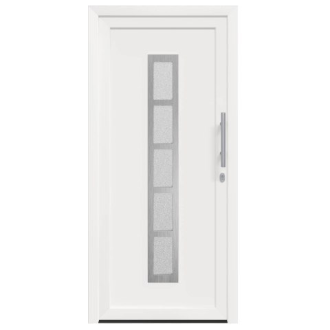 Drzwi Frontowe Biały 108 x 208 cm PVC