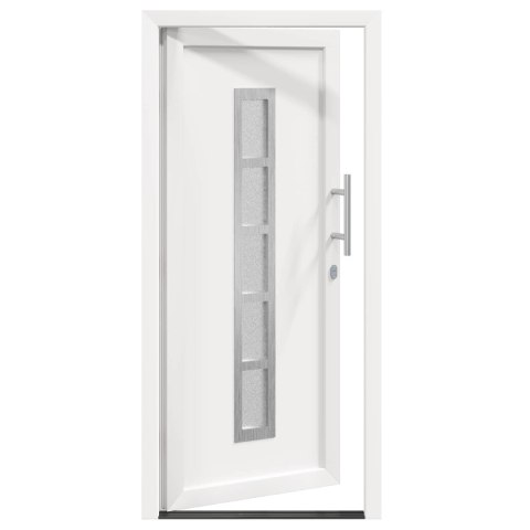 Drzwi Frontowe Biały 88 x 200 cm PVC