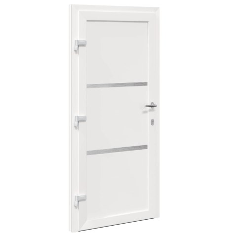 Drzwi Frontowe Biały 88 x 200 cm PVC