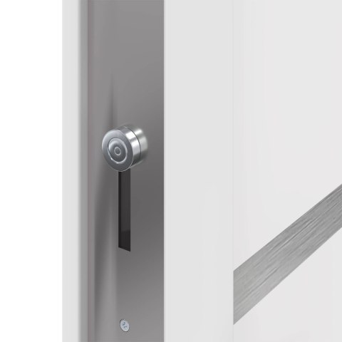 Drzwi Frontowe Biały 88 x 200 cm PVC