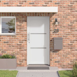 Drzwi Frontowe Biały 98 x 200 cm PVC