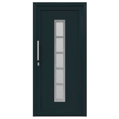 Drzwi Frontowe antracytowy 88 x 200 cm PVC