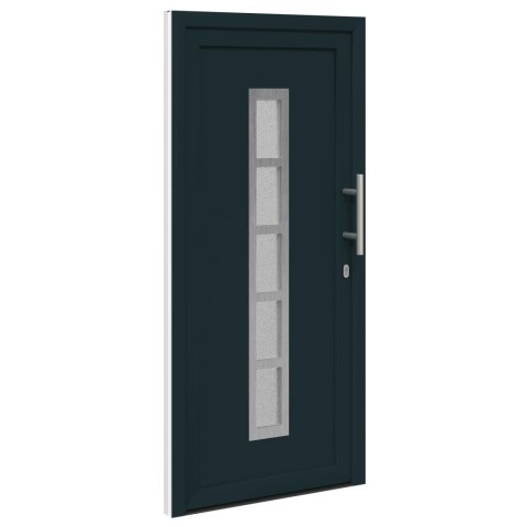 Drzwi Frontowe antracytowy 98 x 200 cm PVC