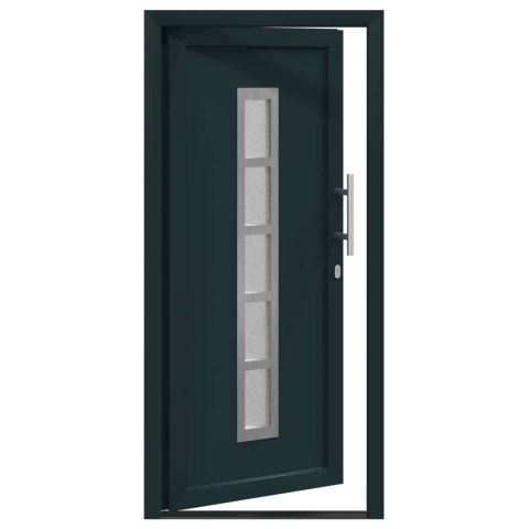 Drzwi Frontowe antracytowy 98 x 208 cm PVC