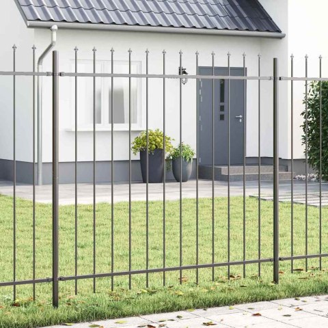 Ogrodzenie Ogrodowe 4 pcs Szary 6,8 x 1,5 m