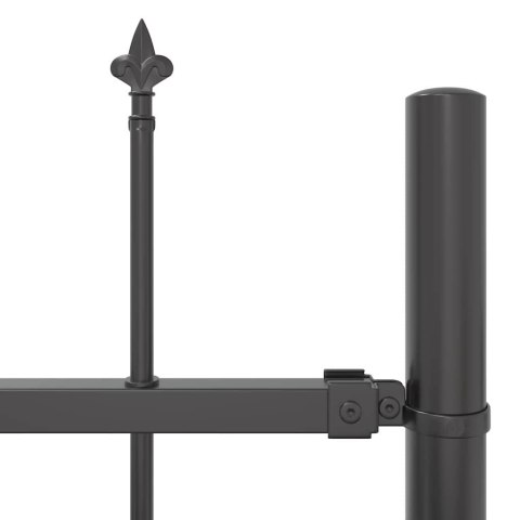 Ogrodzenie Ogrodowe 4 pcs Szary 6,8 x 1,5 m