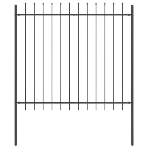 Ogrodzenie Ogrodowe 5 pcs Szary 8,5 x 1,5 m
