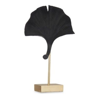 Figurka Dekoracyjna Gift Decor Czarny Złoty Kwiat 8 x 37 x 24,5 cm