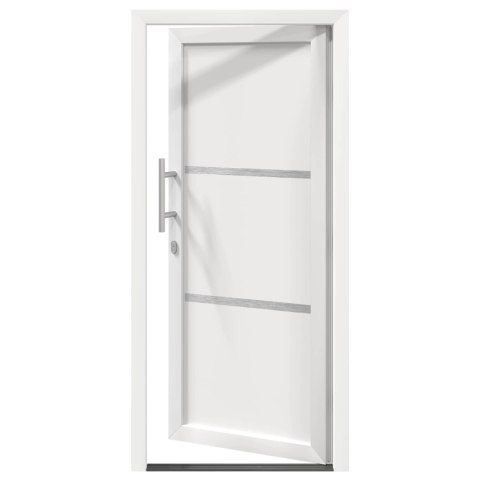 Drzwi Frontowe Biały 108 x 208 cm PVC