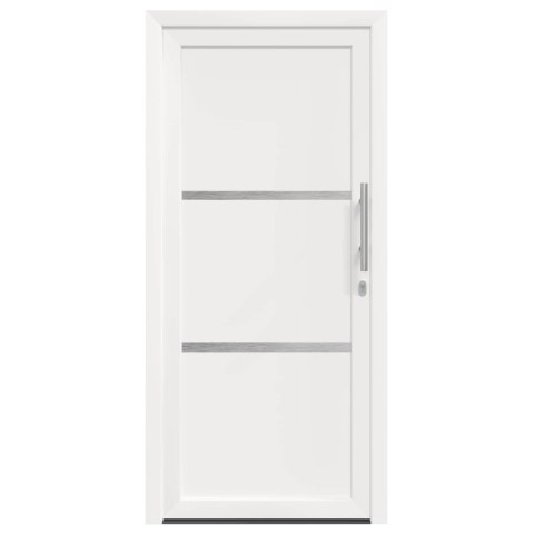 Drzwi Frontowe Biały 88 x 200 cm PVC