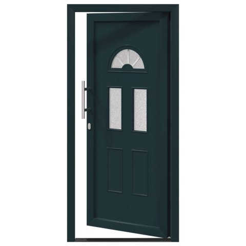 Drzwi Frontowe antracytowy 110 x 210 cm PVC