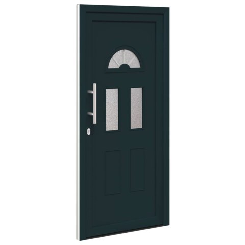 Drzwi Frontowe antracytowy 88 x 200 cm PVC