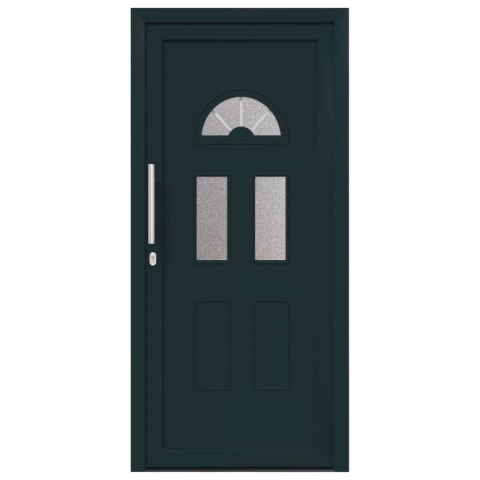 Drzwi Frontowe antracytowy 88 x 200 cm PVC