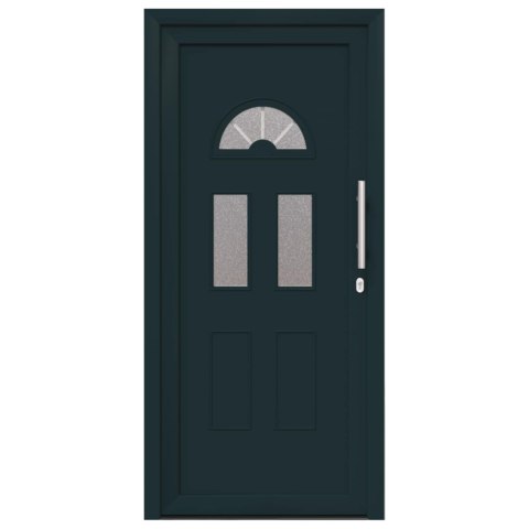 Drzwi Frontowe antracytowy 98 x 208 cm PVC