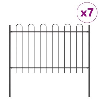 Ogrodzenie Ogrodowe 7 pcs Szary 11,9 x 1,2 m
