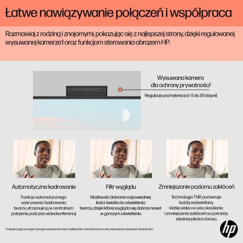HP AIO 24-cr0184nw Ryzen 3 7320U 23.8"FHD IPS 250nits AG 16GB LPDDR5 SSD512 Radeon 610M Cam720p kB+Mouse NoOS Shell White 2Y