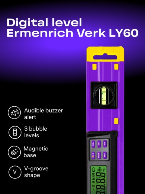 Poziomica cyfrowa Ermenrich Verk LY60