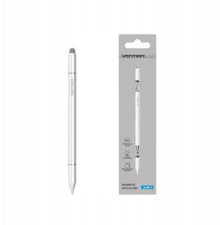 Magnetyczny rysik Vention 3 w 1 ze stopu aluminium biały