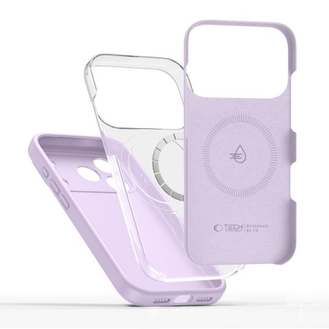 Etui case plecki na iPhone 17 Pro Max MagSafe Silicone - fioletowe