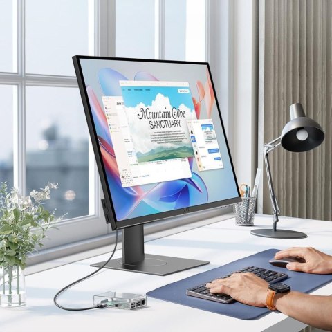 Kabel przewód USB-C - HDMI UltraBoost 60Hz 180cm - czarny