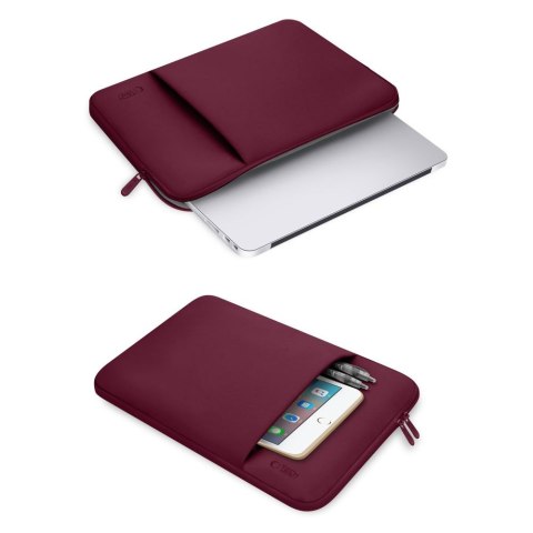 Pokrowiec etui ochronne Neopren na laptopa 14'' - bordowy