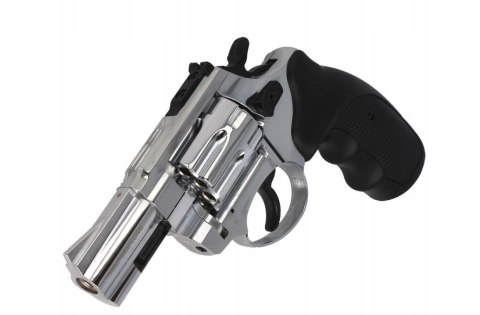 Rewolwer hukowy alarmowo sygnałowy ZORAKI R1-K6L BAS lufa 2,5" kal. .22 Long Blank chrom błysk (R1256MNP-BAS)