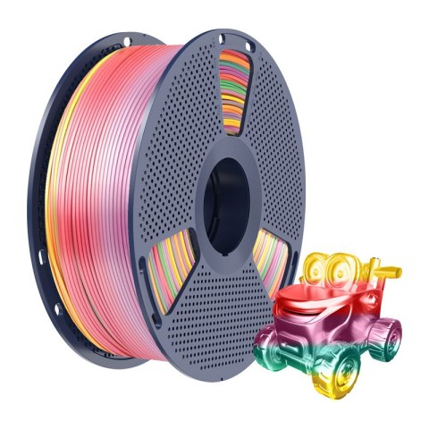 Filament SUNLU PLA+ Silk 1.75mm 1kg Rainbow 01