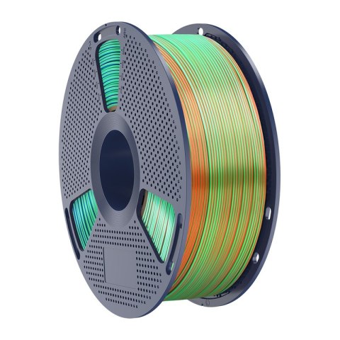 Filament SUNLU PLA+ Silk Tri-Color 1.75mm 1kg (pomarańczowo-niebiesko-zielony)