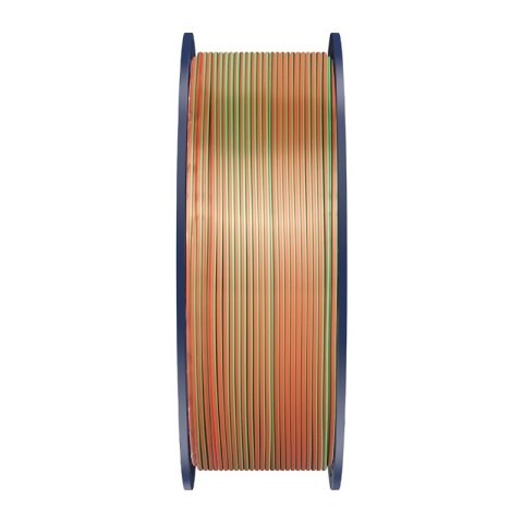 Filament SUNLU PLA+ Silk Tri-Color 1.75mm 1kg (pomarańczowo-niebiesko-zielony)